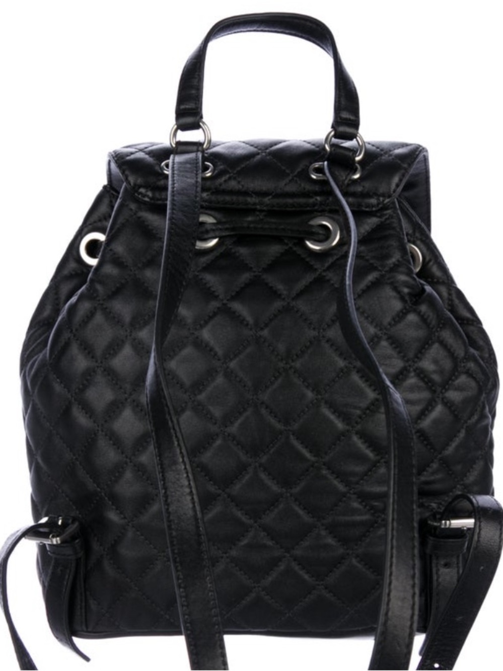 Michael Kors Cheyenne Quilted Drawstring Leather Backpack - Picture 5 of 14